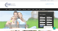 Desktop Screenshot of portcitymortgage.com
